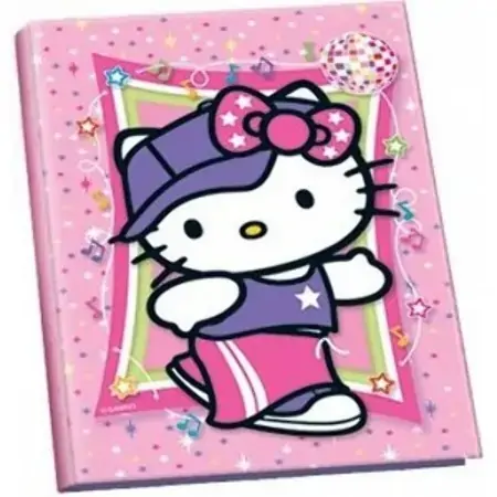 1/4 Brochura Dura Sanrio Hello Kitty 1 Matérias 48 Folhas