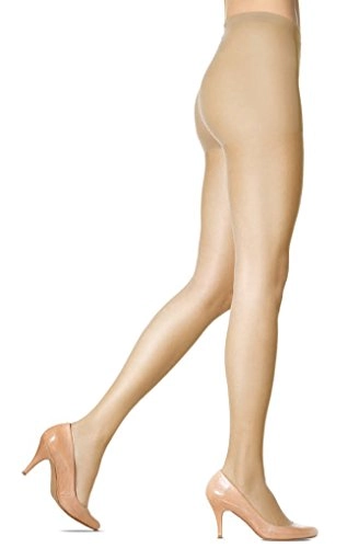 Lupo Loba Women S Classic Invisible Pantyhose 7 Denier, Medium Natural