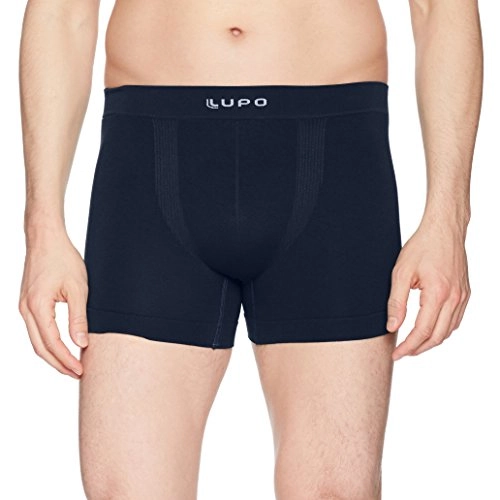 Micromodal Seamless Boxers Mens Underwear Mens Underwear, Navy Blue Medium