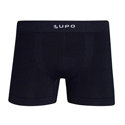 Lupo Micro Modal Seamless Boxers Men S Underwear, Black Graphite Large