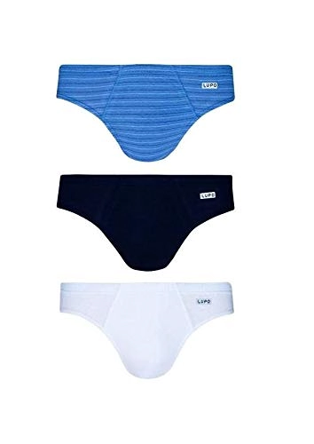 Kit Cueca Lupo Am Slip C/3 Sortido M 98