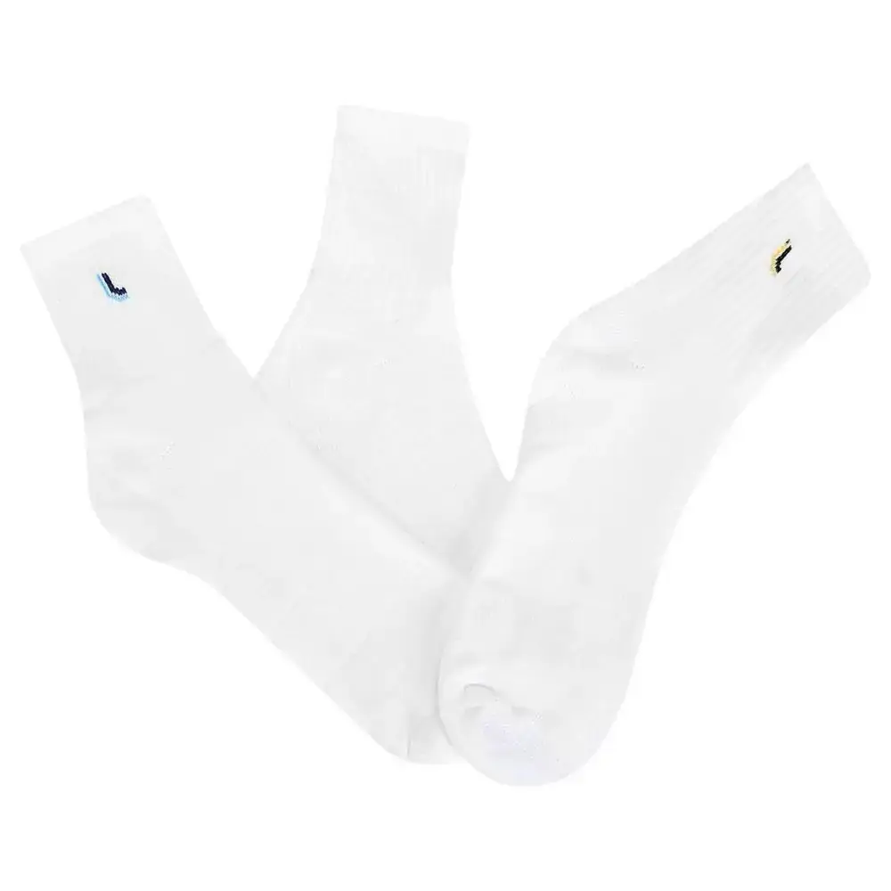Kit Meia Lupo Am Walk C/3 Bco/cinza/pto G