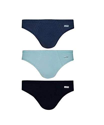 Kit Cueca Lupo Am Slip C/3 Sortido P
