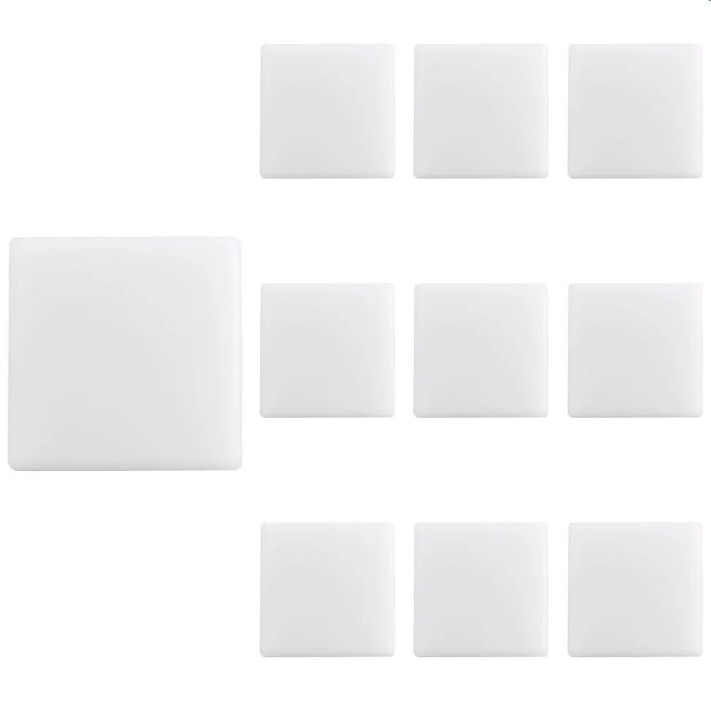 10 Painel De Led Taschibra Frameless Quadrado Sobrepor 18w Bivolt Branco 4000k Luz Neutra