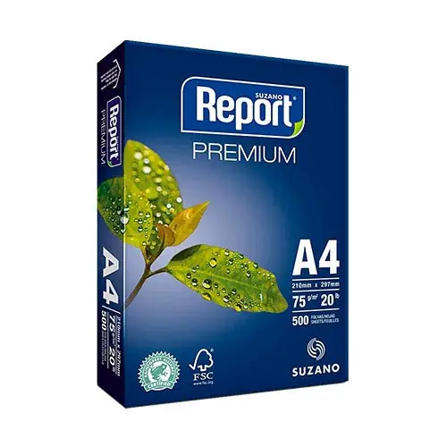 PAPEL A4 90G 500FLS BRANCO REPORT