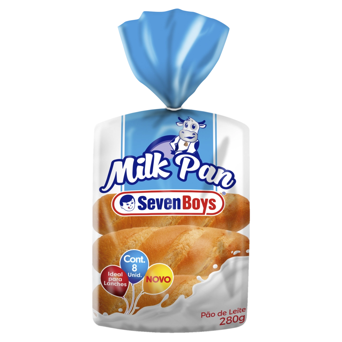 Pão De Leite Seven Boys Milk Pan Pacote 280g