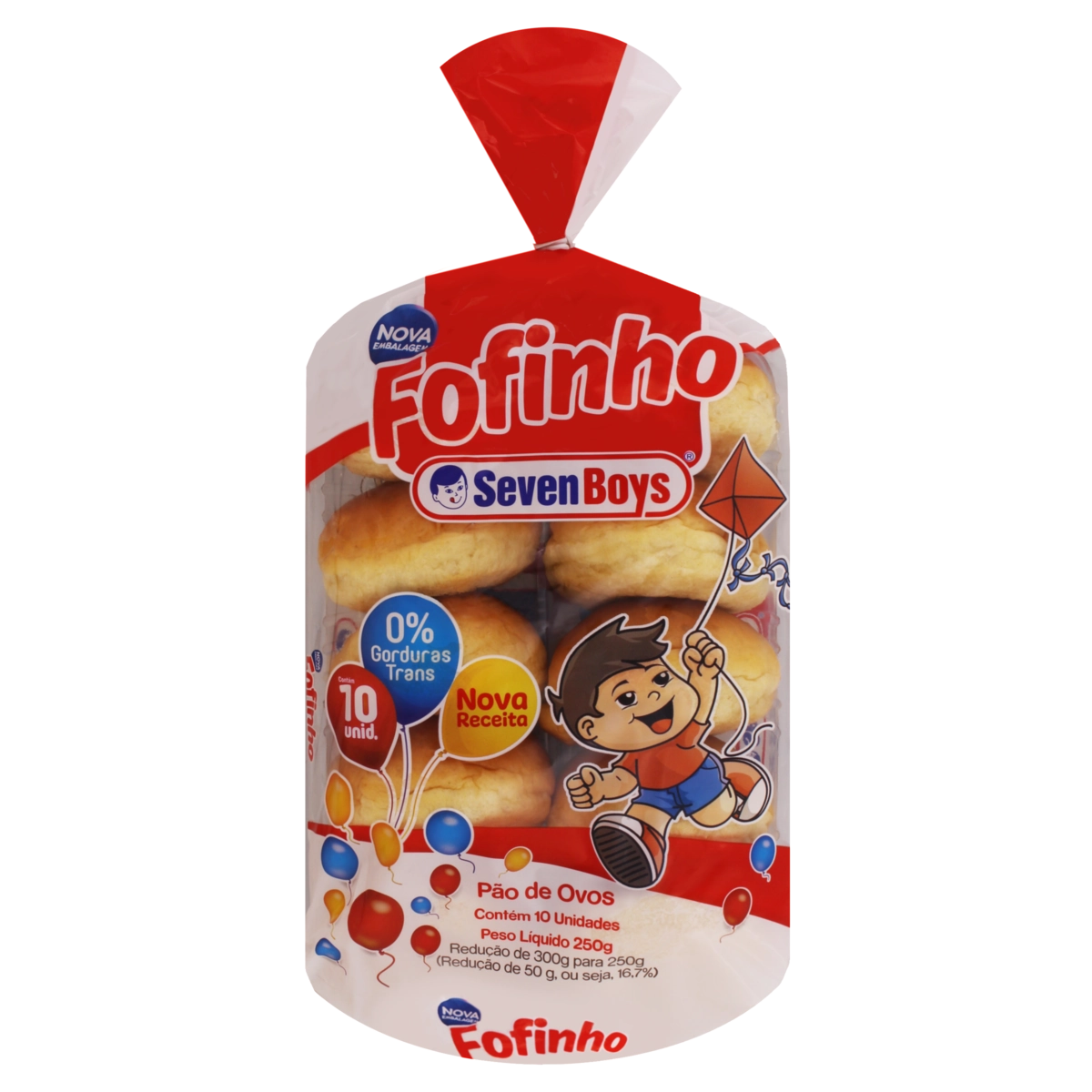 Pão Fofinho Seven Boys Pacote 250g