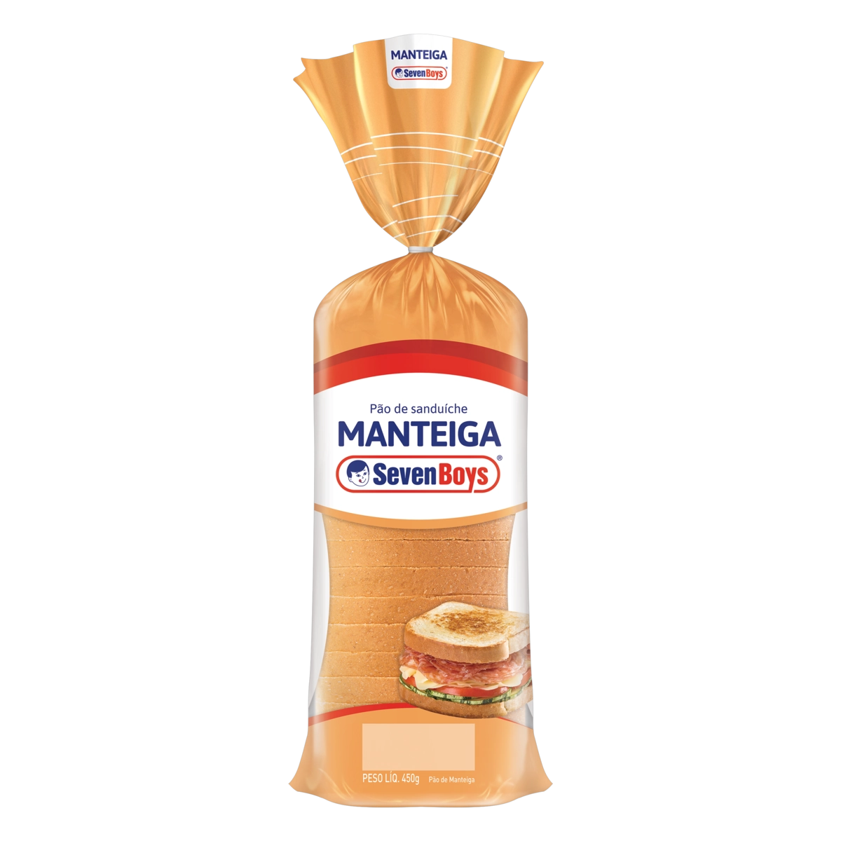 Pão De Forma SEVEN BOYS Manteiga Pacote 500g