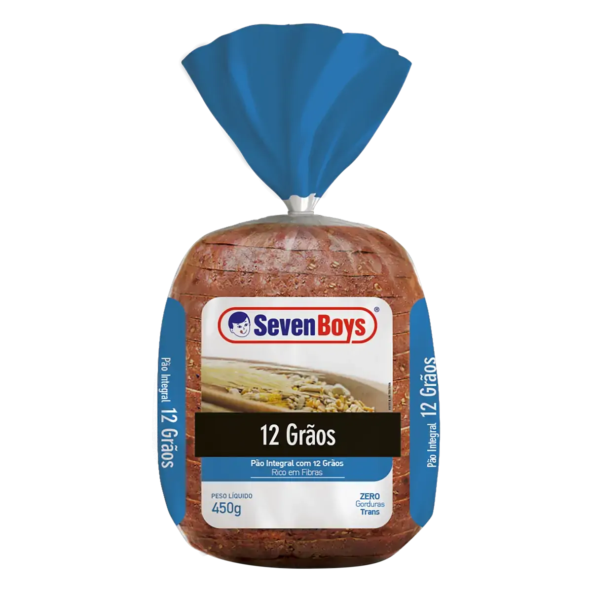 Pão 12 Grãos Seven Boys Pacote 450g