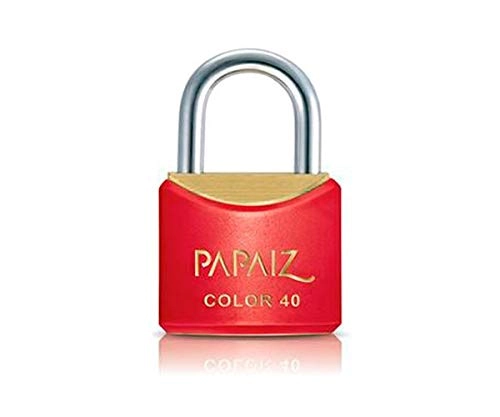 Cadeado Papaiz Color Cr30 Vermelho