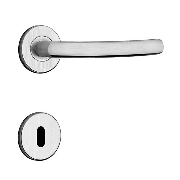 Fechadura para Porta Interna Acetinado 55mm Comum com Roseta Smile Papaiz
