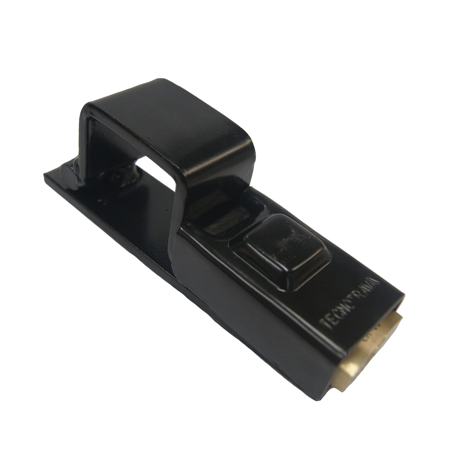 Trava com Chave Simples 30mm Latão Preto Papaiz