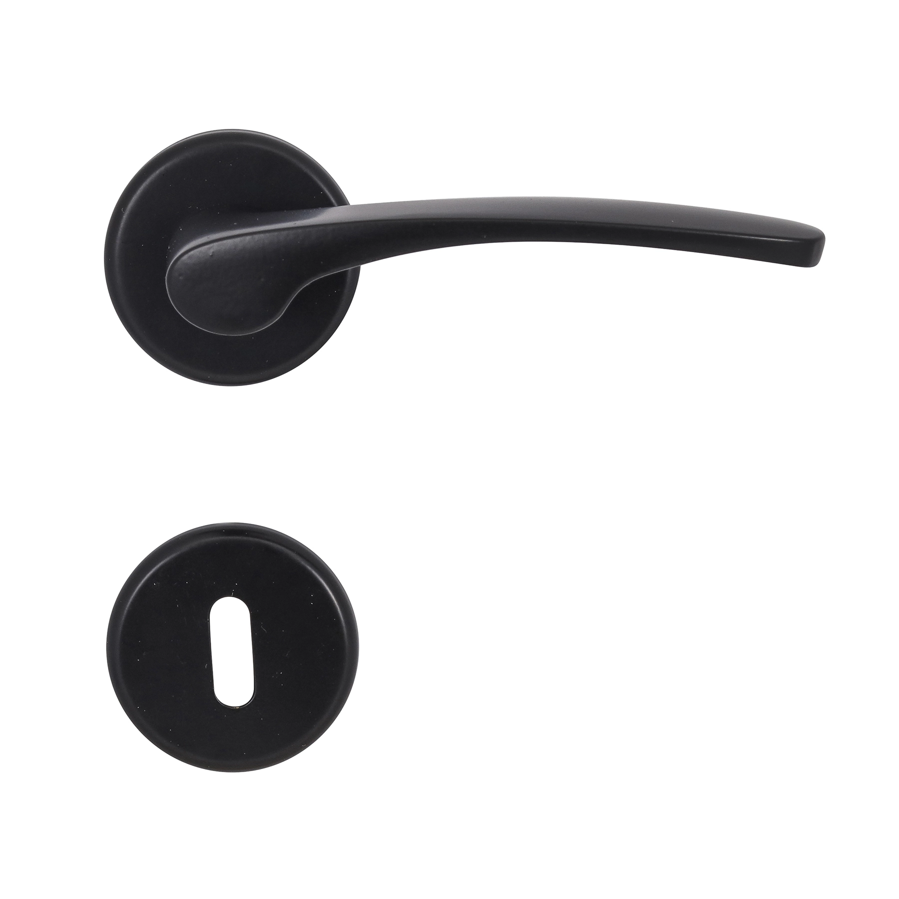 Fechadura para Porta Interna Preto 55mm Comum MZ700 Papaiz