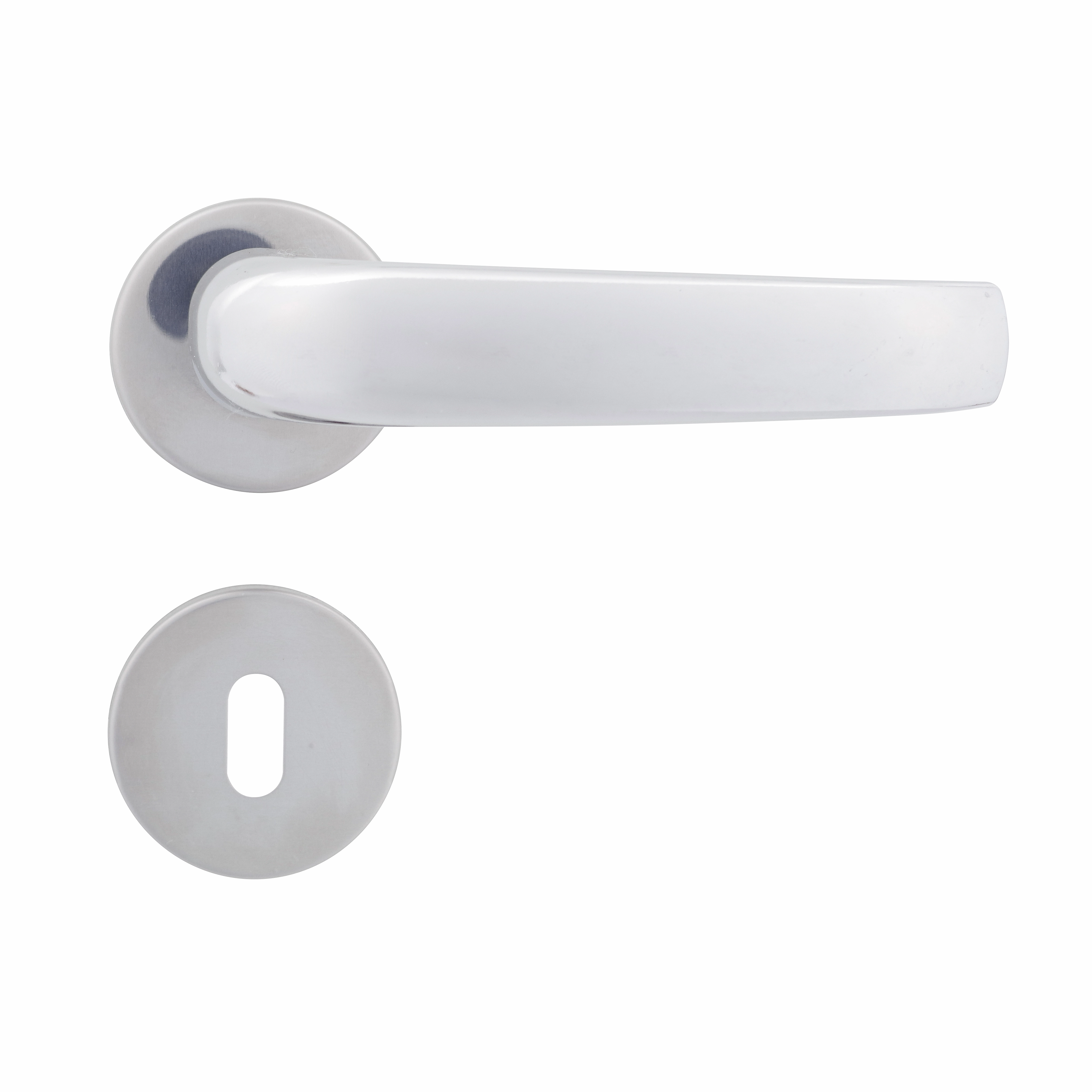 Fechadura para Porta Interna Cromado 40mm Comum MZ820CR Papaiz