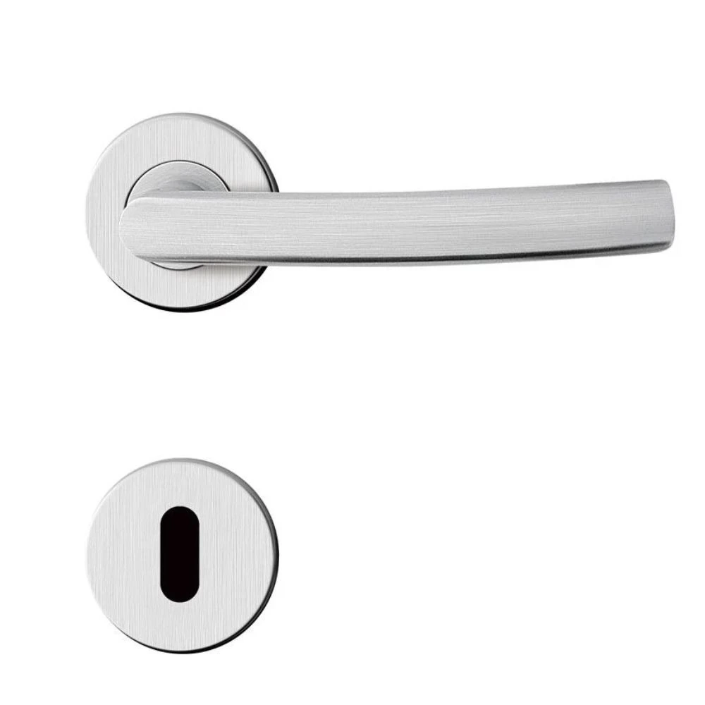 Fechadura Interna Aço Inox Mi620 St2 R234 55mm Roseta Escovada Smile Inoxvita Papaiz