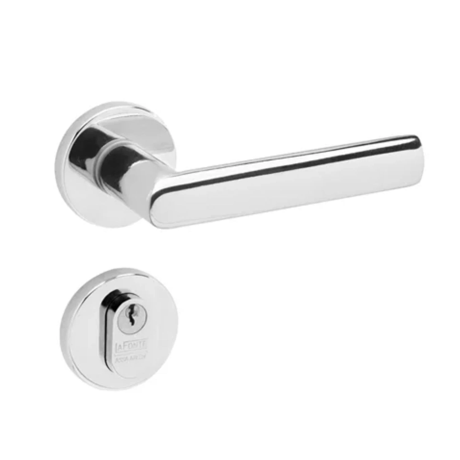 Fechadura 880 Residence Externa St1r Ros325 55mm Aço Inox Polido La Fonte