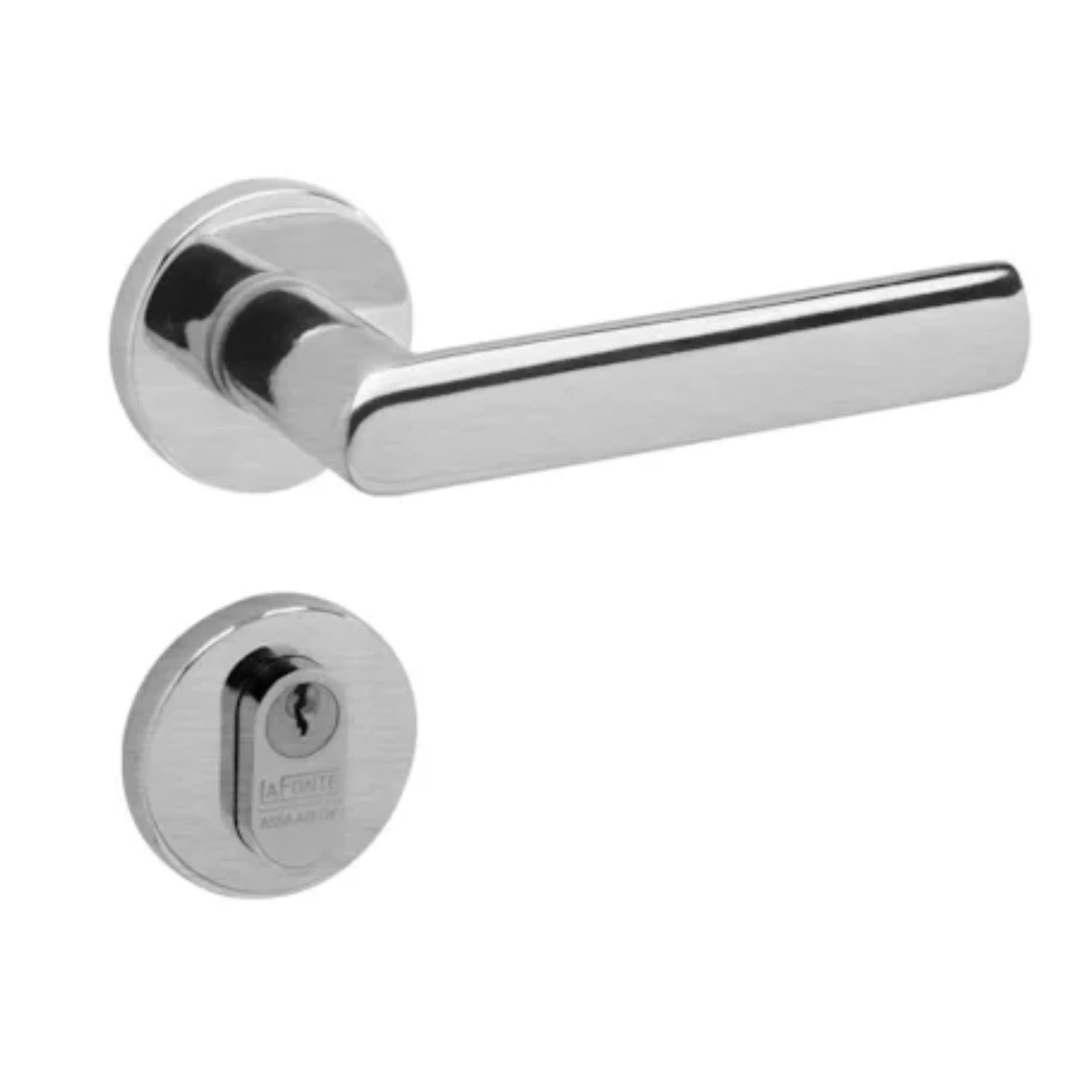 Fechadura 880 Residence Externa St1r Ros325 55mm Aço Inox Lixado Ou Escovado La Fonte