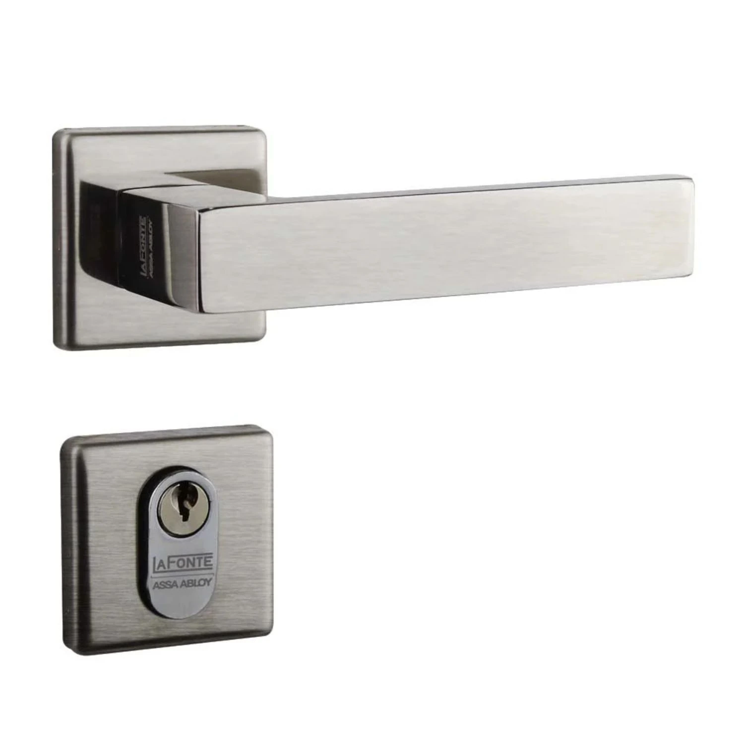 Fechadura 456 Residence Externa St1r Ros325 55mm Aço Inox Lixado Ou Escovado La Fonte