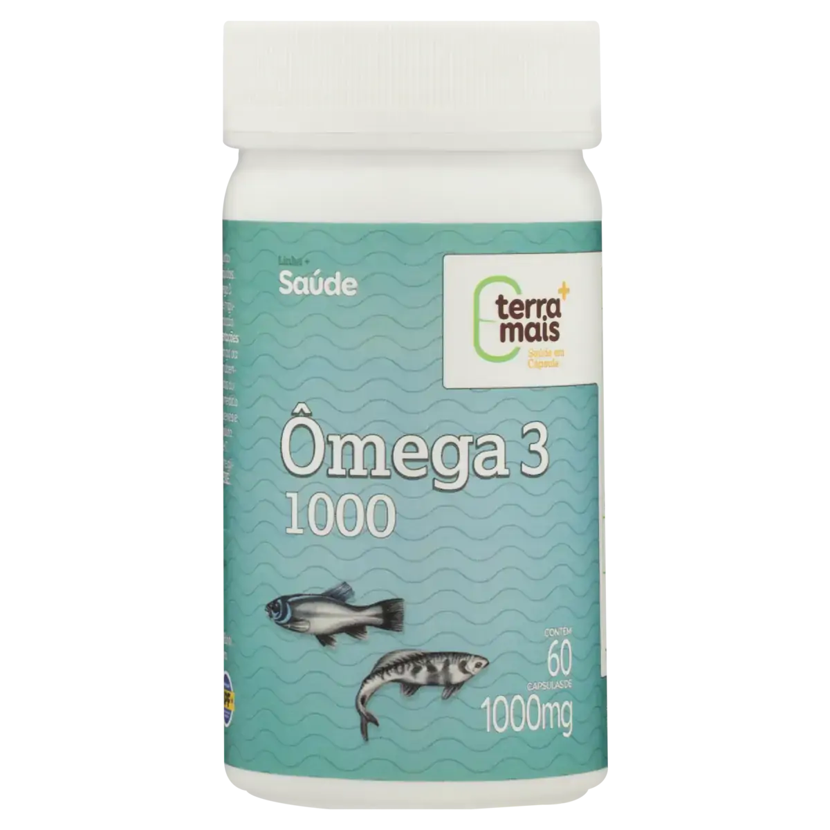 ômega 3 1000mg Terramais Saúde Frasco 60 Cápsulas