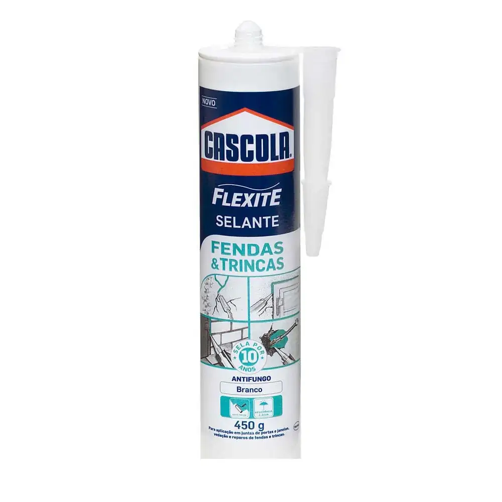 Cola Selante Cascola Flexite Fendas Trincas 450g 1 Unidade