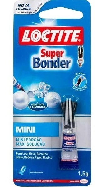 Adesivo Instantâneo Universal Original Loctite Super Bonder 1,5g