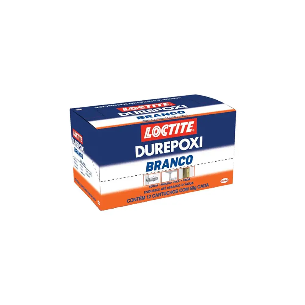 Cola Durepoxi Massa Branco 50g