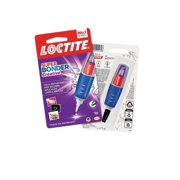 Adesivo Instantâneo Universal Creative Loctite Super Bonder 3g