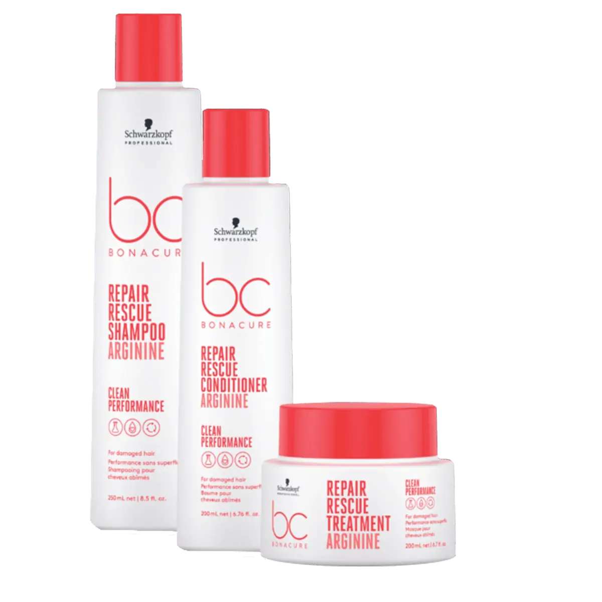 Bnc Repair Rescue Peptide Kit Sh 250ml Cond 200ml Grt Masc 200ml