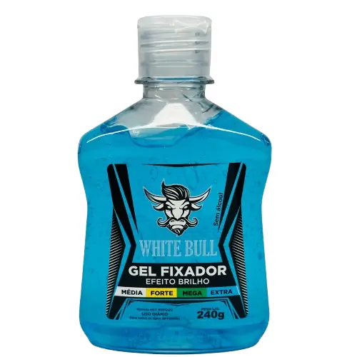 Gel Fixa Azul White Bull 240g