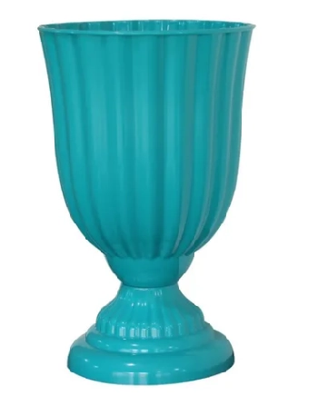 Vaso Dubai Peq Azul Tiffany 13x21cm