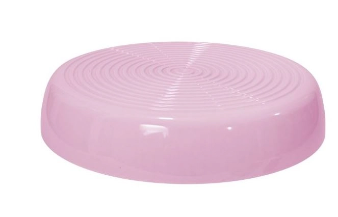Bandeja Redonda Alegra Rosa Candy 20cm Produfest