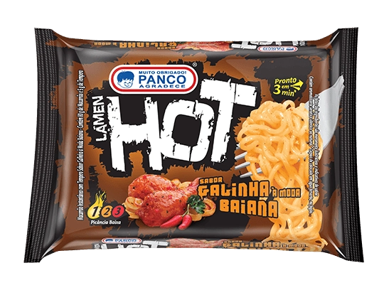 Macarrão Inst Panco Hot Galinha Moda Baiana