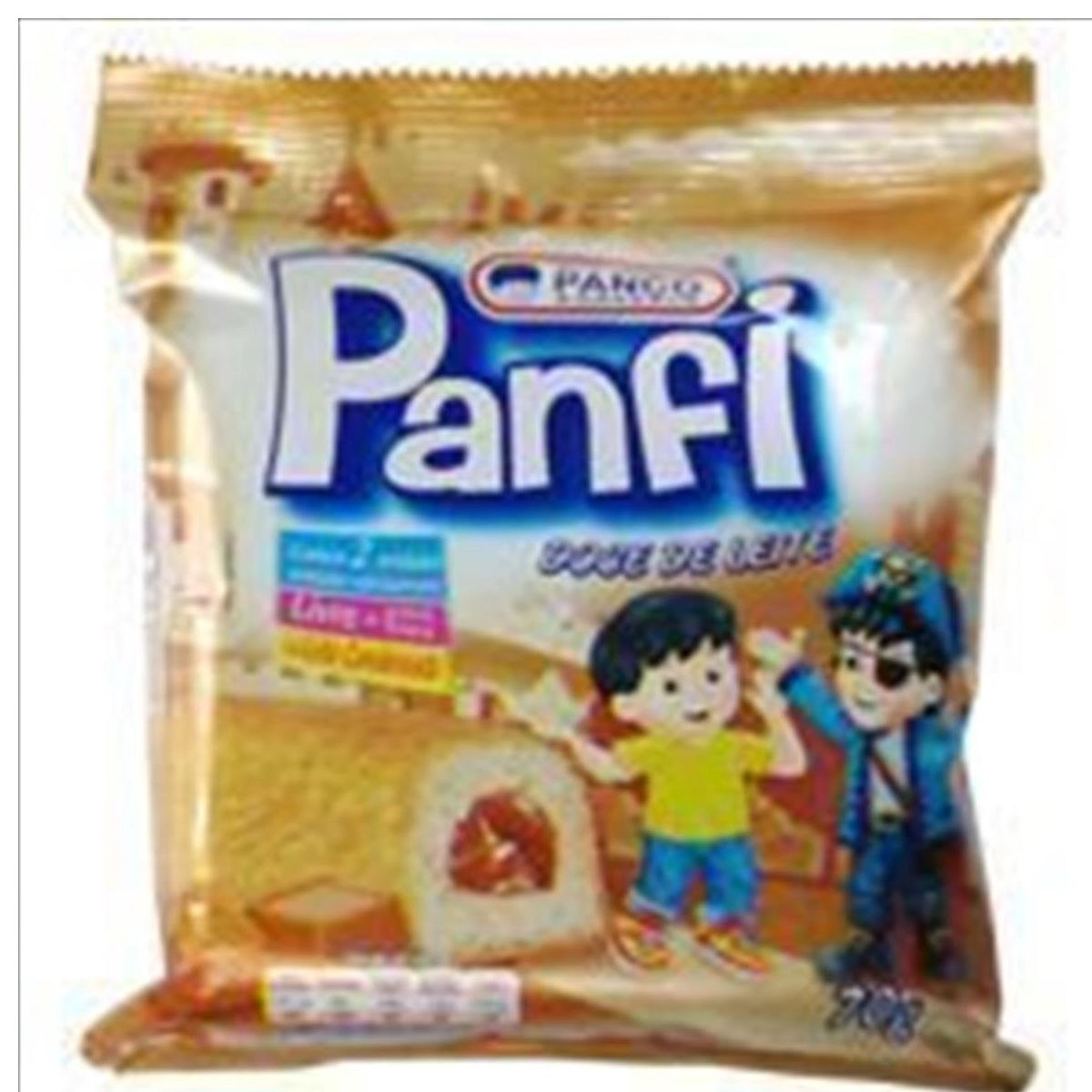 Bolo de Baunilha Recheado com Doce de Leite Panfi PANCO 70g