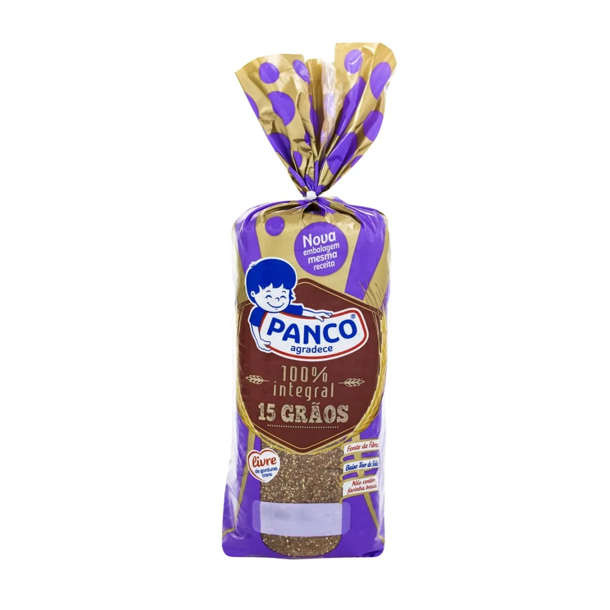 Pão de Forma Integral Panco 15 Grãos 380g