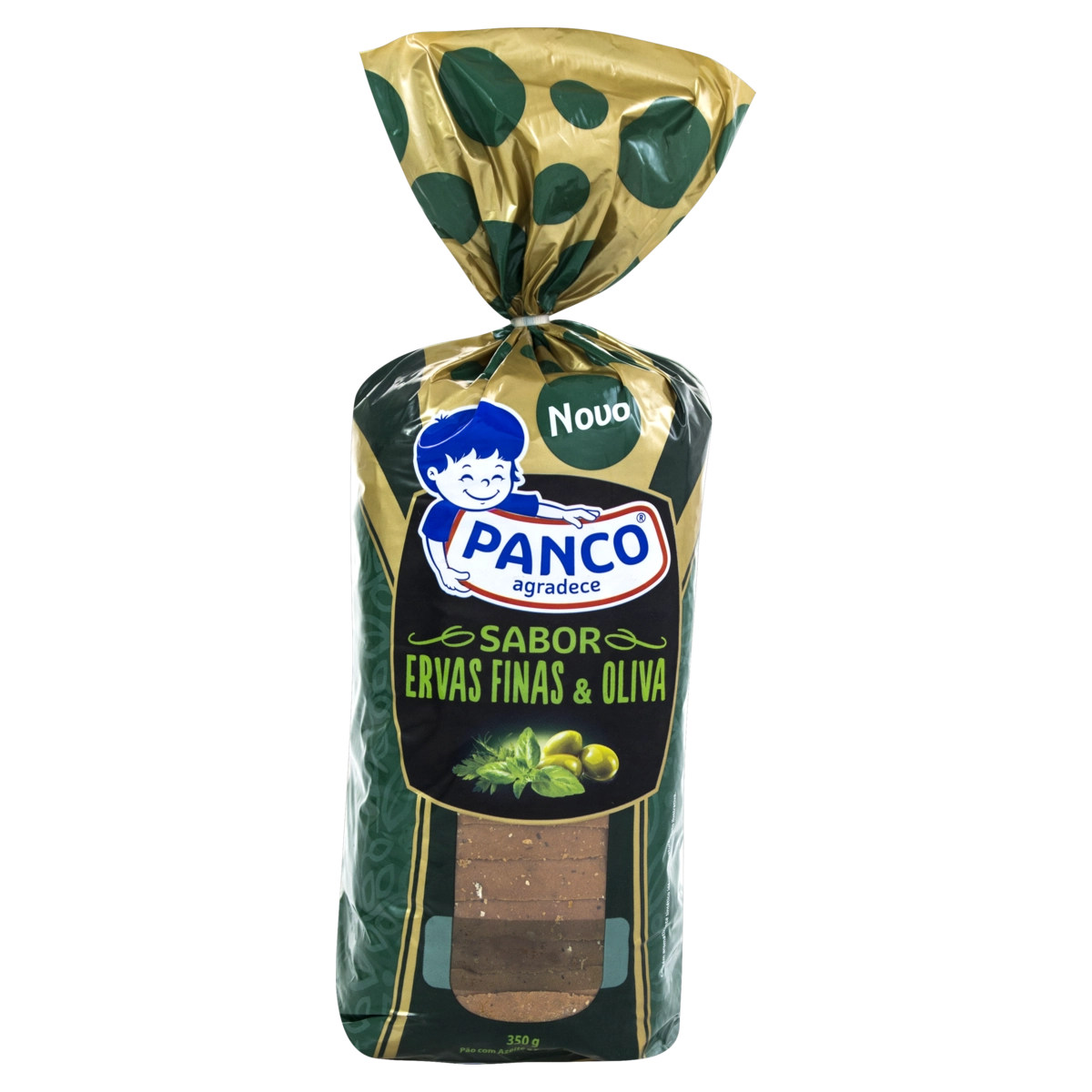Pão Ervas Finas E Oliva Panco Pacote 350g