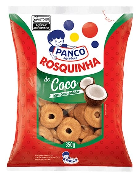Biscoito Rosquinha Coco Panco Pacote 350g