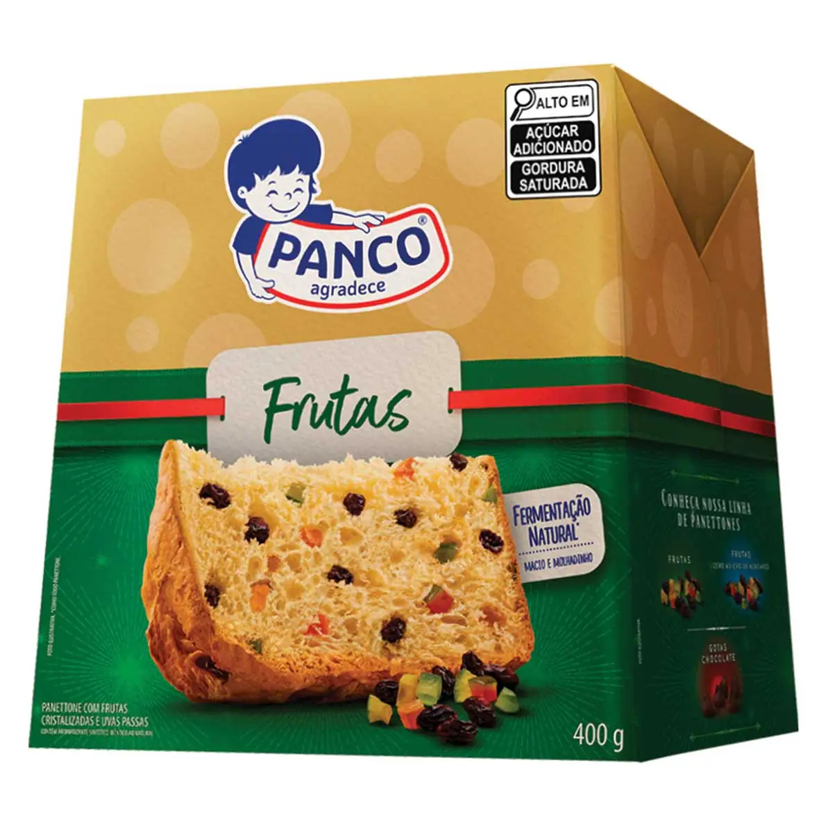 Panetone de Frutas Cristalizadas Panco 400g