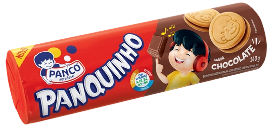 Bisc Panco Rech Panquinho Chocolate 140gr
