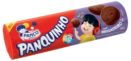 Bisc Panco Rech Panquinho Brigadeiro 140gr