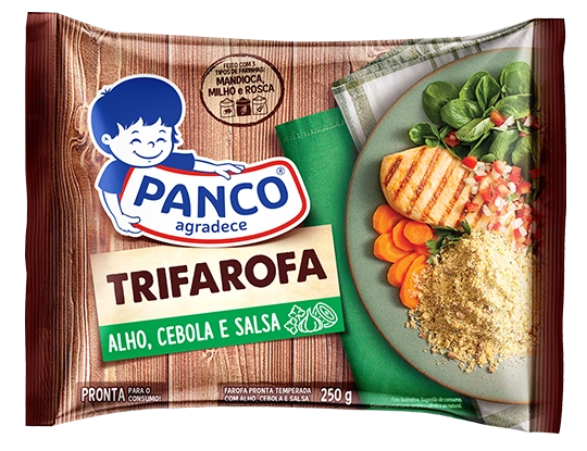Farofa Panco Trifarofa Alho/ceb/salsa 250g