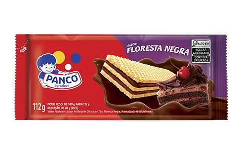 Biscoito Wafer Panco 112g Floresta Negra