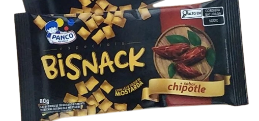Salgadinho De Trigo Chipotle Panco Bisnack Especiais Pacote 80g