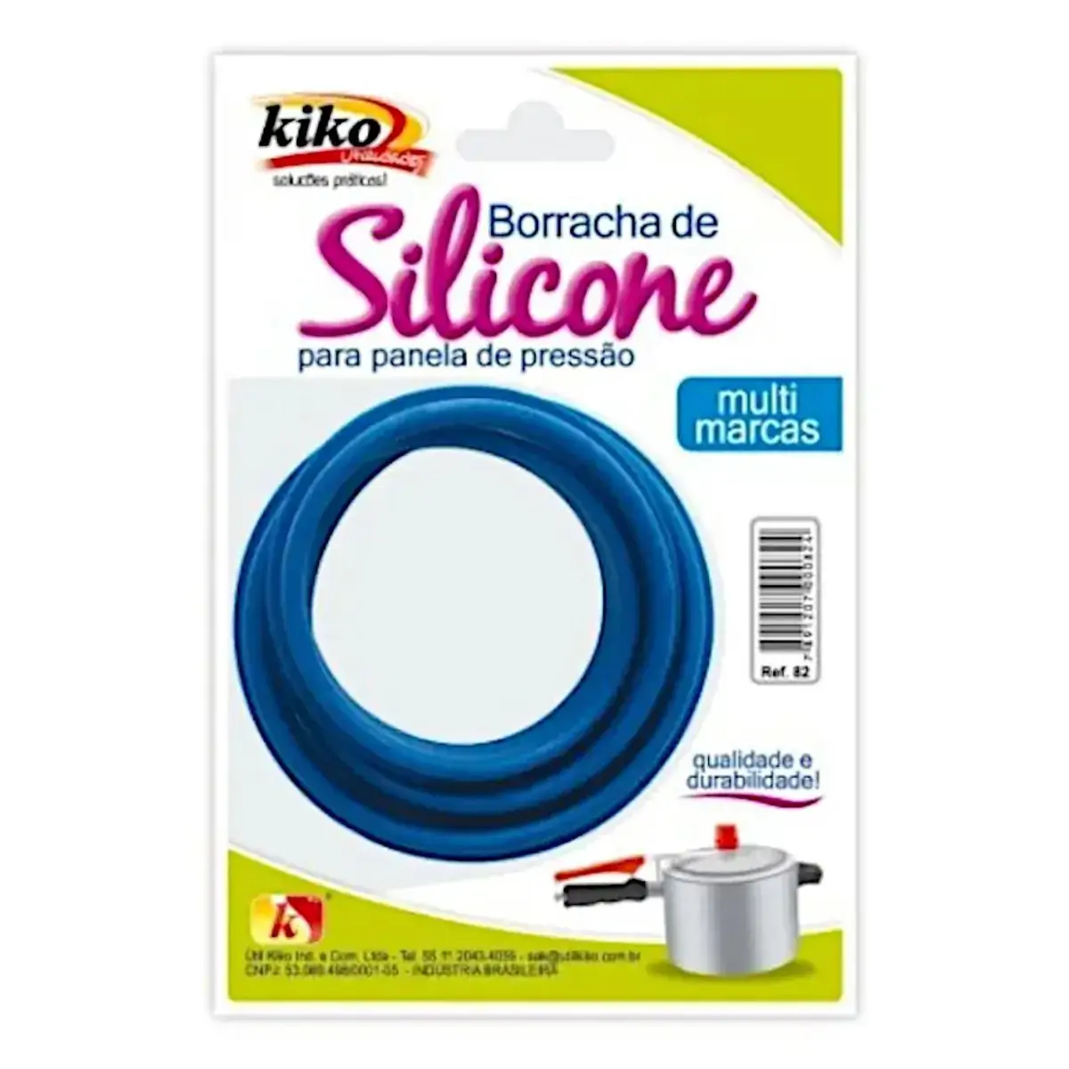 Borracha Para Panela De Pressão Azul Multimarcas Kiko 16cm