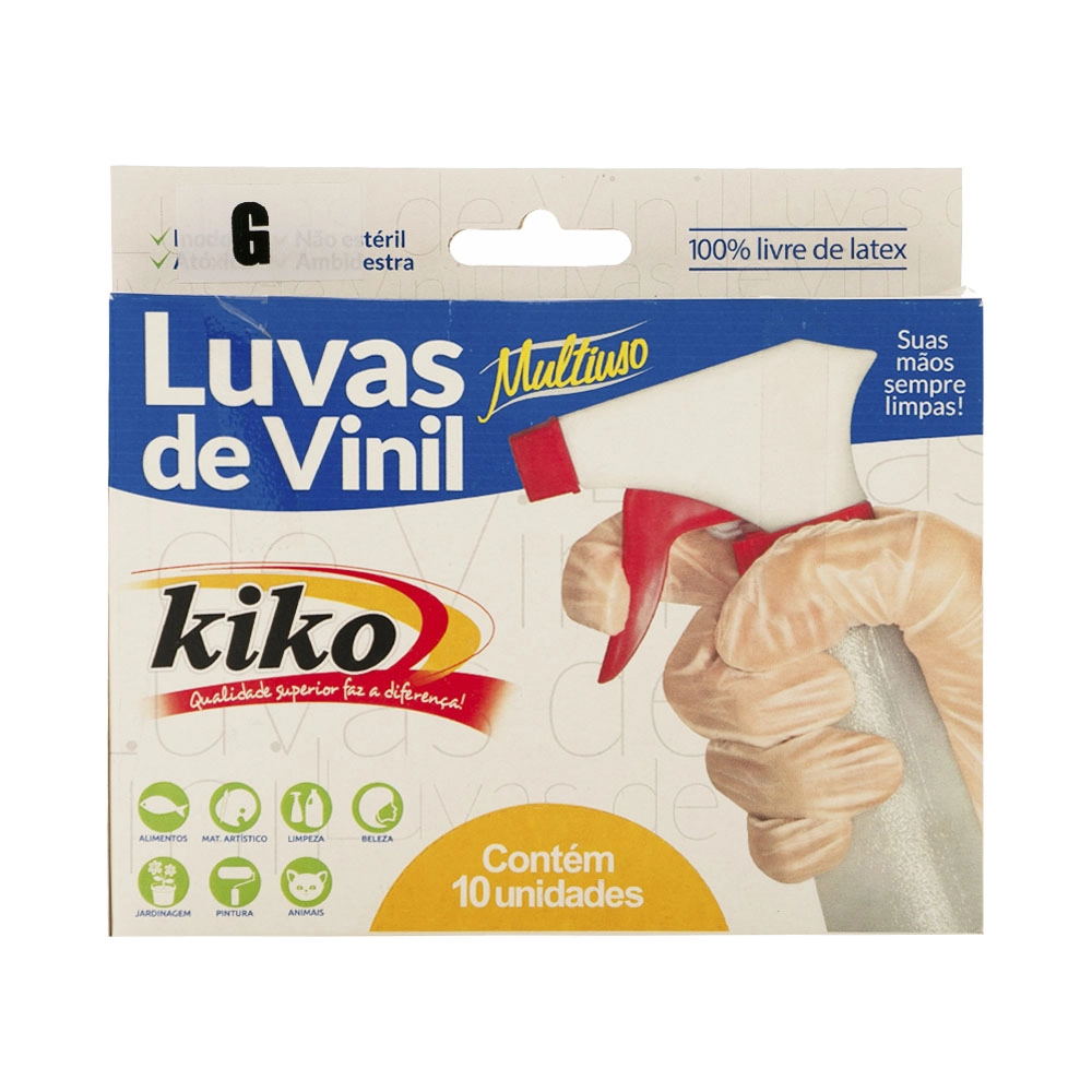Luva Kiko Vinil G C/10