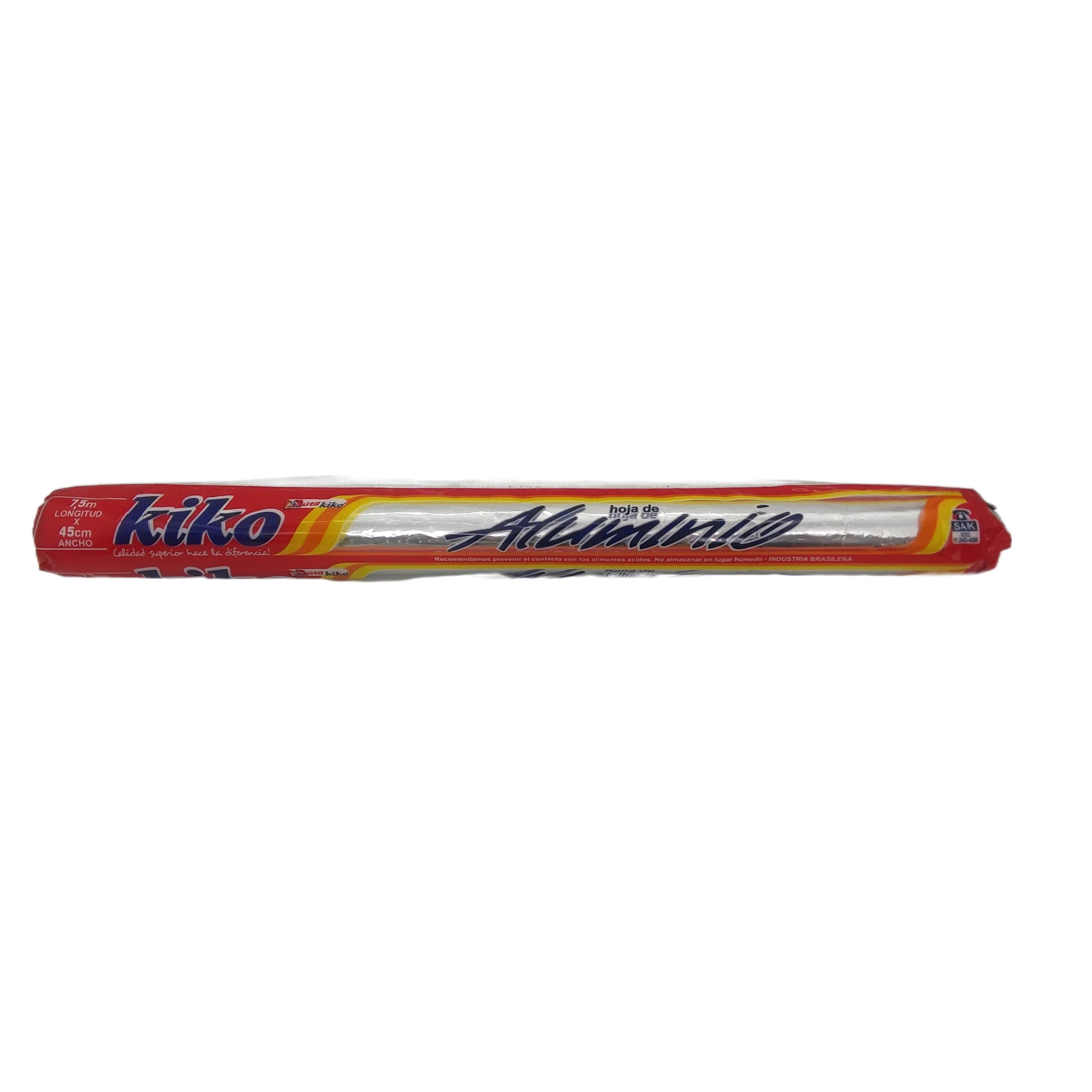 Papel Aluminio Kiko 45cm X 7,5m