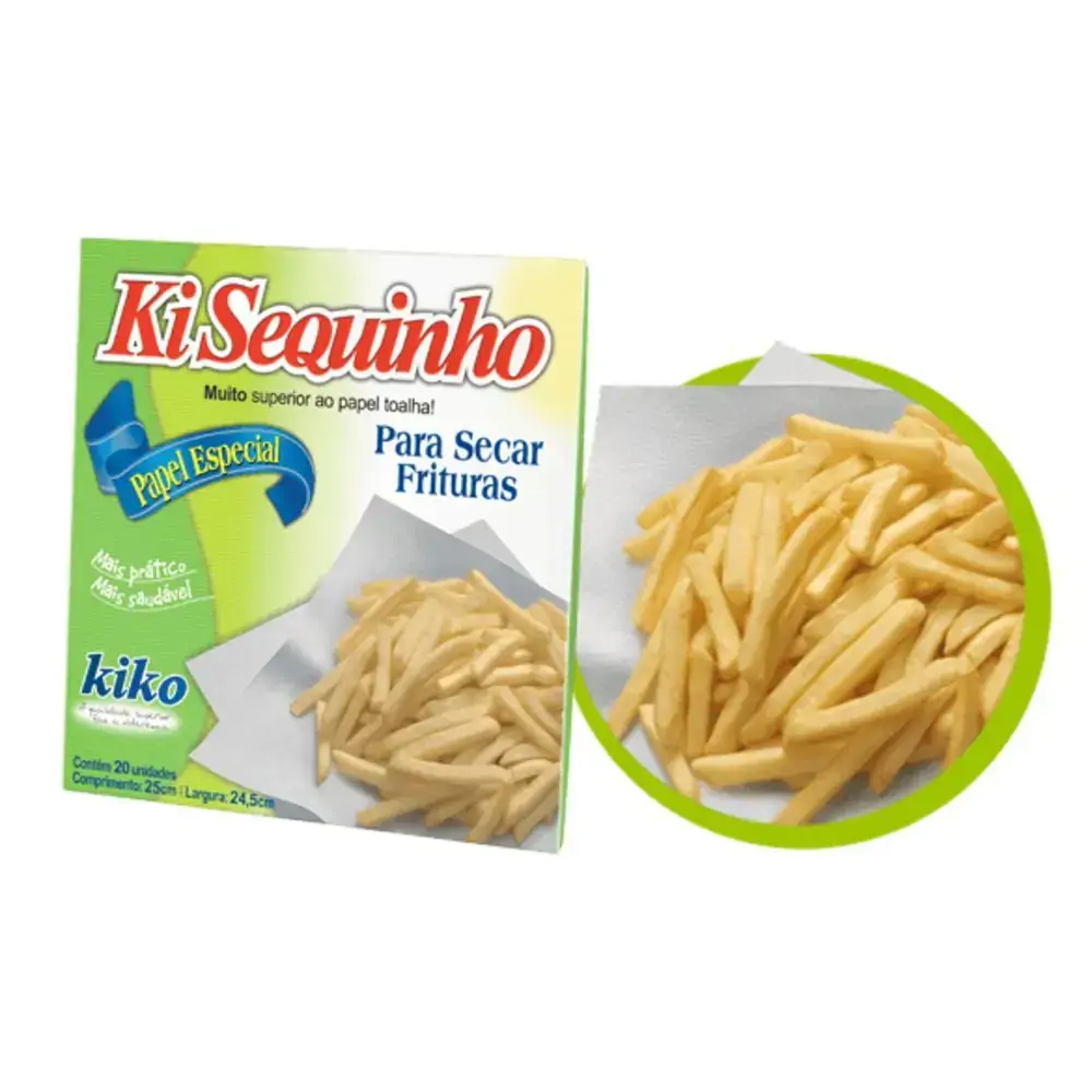Papel P/secar Ki Sequinho C/20