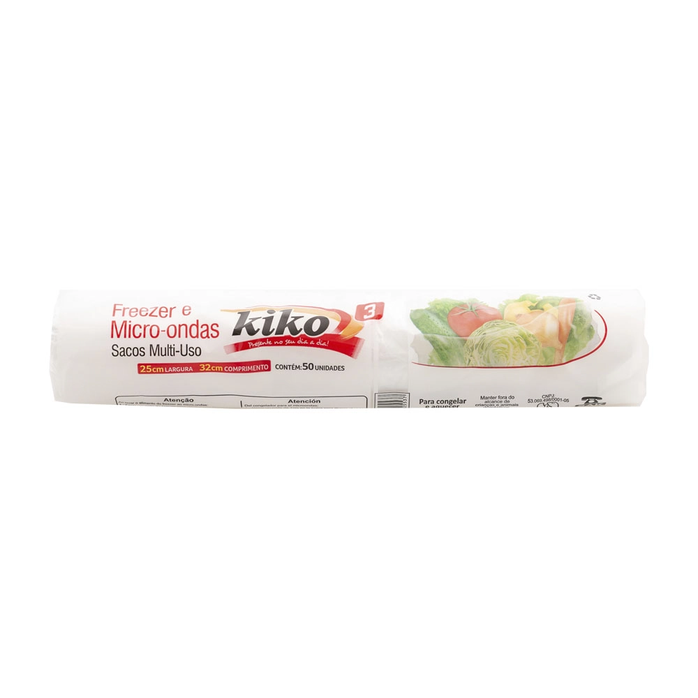 Saco Plast M Uso Fre Micr Kiko 3kg 25x33