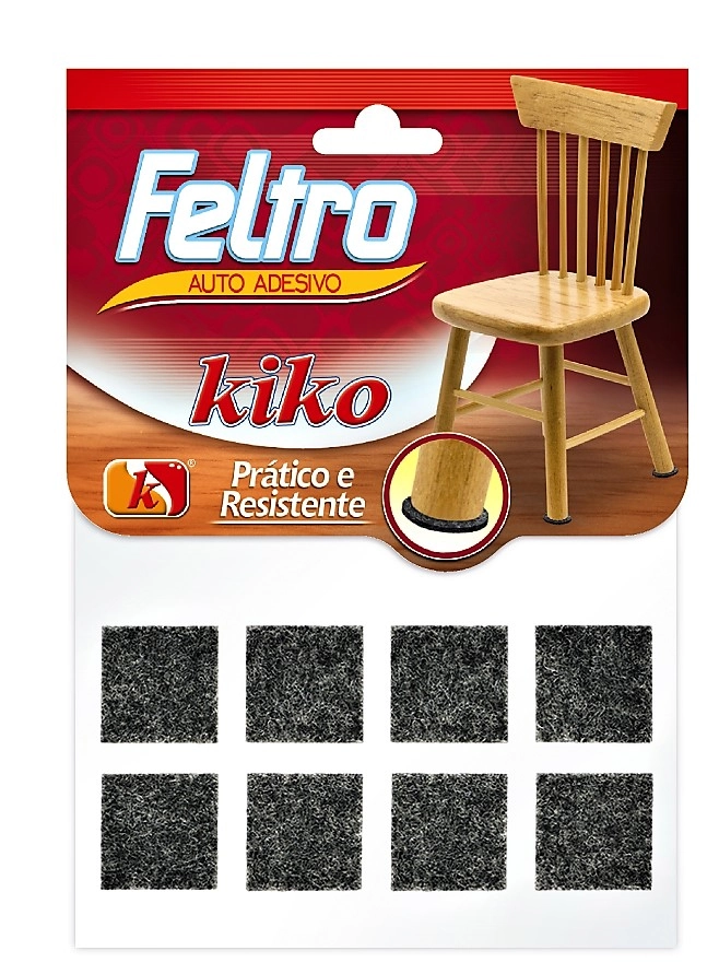 Feltro Kiko Auto Adesivo 25x25 Ref 5490