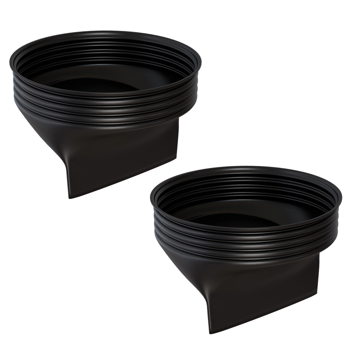 Kit 2 Ralo Anti Espuma Odor Mau Cheiro 150mm Preto Estrela