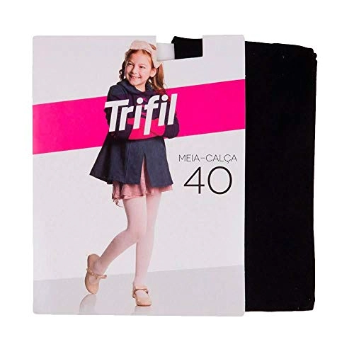 Trifil Meia Calca Opaca Fio 40 Inf. G Preta